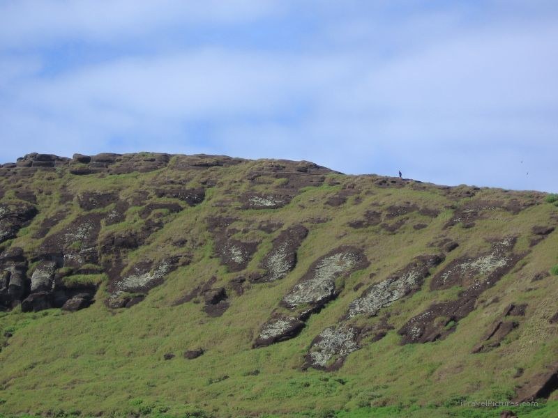 crater rim Rano Raraku